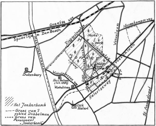 situatietekening 1925